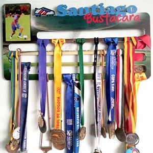 Medallero estándar para futbolista