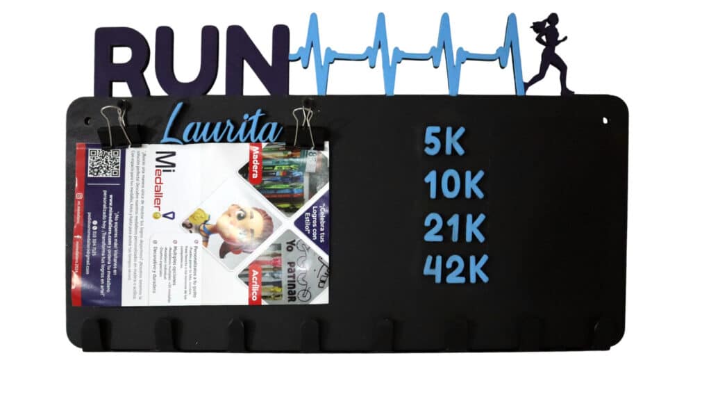 Medallero RUN – Azul y Violeta